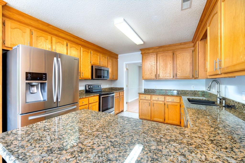 Kitchen with Granite Counter